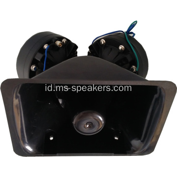 200W speaker alarm kendaraan yang kuat dengan driver ganda